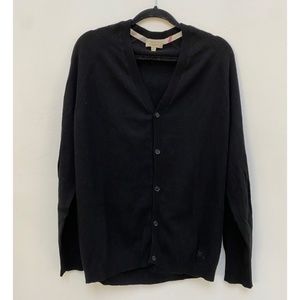 Burberry Cardigan Black Large Men's